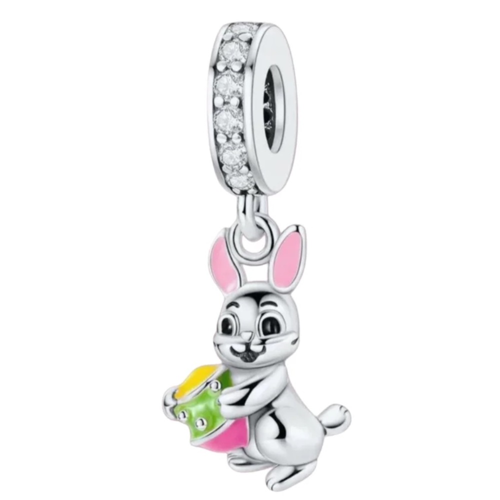 S925 Easter Bunny Charm Pandora Style